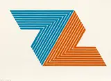 ITATA (from: V Series) by Frank Stella, 1968, Colour lithograph on card, sold Jun 2017