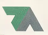 IFAFA II (aus: V Series) by Frank Stella, 1968, Colour lithograph on card, sold Jun 2017