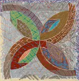 Polar Co-Ordinates I by Frank Stella, 1980, Colour lithograph and colour silkscreen on card, sold Jun 2017