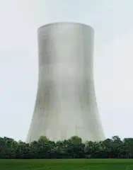 Michael Reisch, Kühlturm (Cooling Tower), 0/028, 2001, Chromogenic print on dibond, face-mounted to plexiglass, printed
