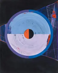 Ribbeck, Untitled, 2012, Acrylic and pigment pen on wood