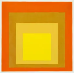 Josef Albers, Homage to the Square, 1961, Oil on aluminium