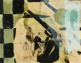 Untitled by Neo Rauch, 1994, Oil, India ink and coloured chalk on paper, sold Jun 2017