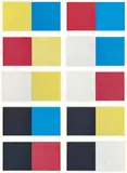 Sol LeWitt, Grids and Color, 1979, 50 colour silkscreens on card. Each