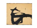 Antoni Tàpies, Signe sobre fusta, 1989, Oil and sand on wood