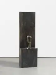 Fritz Koenig, Epitaph für Zwei III, 1976, Bronze with black-brown patina