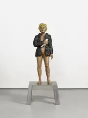 Aphrodite by Stephan Balkenhol, 2011, Bronze, painted. Height approx, offered Jun 2017