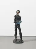 Genius die Freiheit schützend by Markus Lüpertz, 1989/2000, Bronze, painted. Height approx, offered Jun 2017