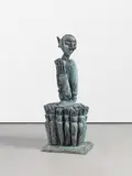 Jörg Immendorff, Ich im Pinselwald, 1989, Bronze with green-black patina. Height approx