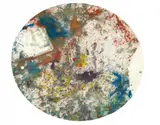 Shimamoto, Felissimo 015, 2007, Watercolour on felt on wood