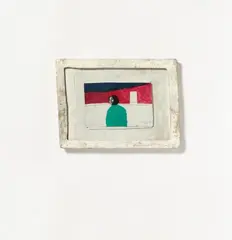 Praeoedipalität by Franz West, 1983, Mixed media, collaged on paper on corrugated paper, sold Jun 2017