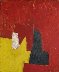 Serge Poliakoff, Composition abstraite, 1957, Oil on panel
