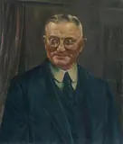 Carl Buchheister, Herrenporträt, 1938, Oil on canvas