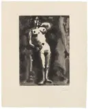 Pablo Picasso, Nu Accoudé, 1965, Aquatint etching on wide-margined, lightly textured laid paper with watermark "PABLO PICASSO"