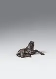 Liegendes Fohlen by Renée Sintenis, 1919, Bronze, sold May 2017