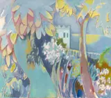 Heinrich Steiner, Landschaft an der Riviera