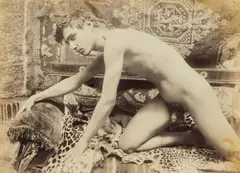 Untitled by Guglielmo (Wilhelm) Plüschow, c. 1895, Albumen print, sold May 2017
