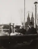 August Sander, Präsident Paul von Hindenburg und Oberbürgermeister Konrad Adenauer, 1926, Posthumous gelatin silver print