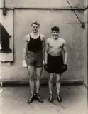 August Sander, Boxer, 1929, Posthumous gelatin silver print on Agfa paper, printed 1976 by Gunther Sander