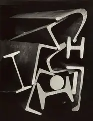 Profile by Ludwig Windstosser, 1952/53, Vintage ferrotyped gelatin silver print on Agfa-Brovira paper, sold May 2017