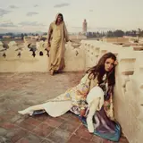 Patrick Anson, 5th Earl of Lichfield, Paul and Talitha Getty, Marrakech Marokko, 1969, Posthumous chromogenic print on Fujicolor-Professional paper, printed