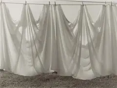 Ralph Steiner, Hanging sheets, 1965, Gelatin silver print, printed