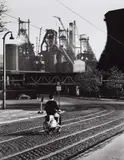 Rudolf Holtappel, Hochöfen der Hüttenwerke, Oberhausen, 1960, Gelatin silver print, printed