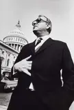 Robert Lebeck, Helmut Kohl vor dem Kapitol in Washington