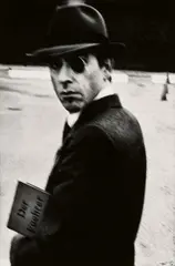 Anton Corbijn, Jules Deelder, poet, 1980s, Gelatin silver print