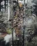 Jimmy Nelson, Gogine Boys, Goroka, Eastern Highland, Papua New Guinea, 2010, Chromogenic print on dibond