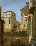 Italian City View by Danish School, early 19th century, Oil on paper, mounted on cardboard, sold May 2017