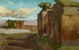 Friedrich Nerly, Southern Landscape with Classical Ruins