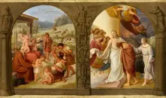 Friedrich Wilhelm Schadow, The Parables of the Lost Sheep and the Prodigal Son, Oil on canvas