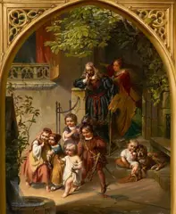 Julius Jacob, Albrecht Dürer and his Family, Oil on canvas
