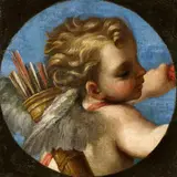 Italian School ca. 1600, Cupid, Oil on canvas (relined)