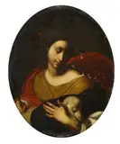 Saint Agnes by studio of Francesco Furini, Oil on canvas, offered May 2017