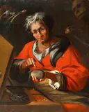 Francesco Fracanzano, Allegory of Avarice, Oil on canvas (relined)
