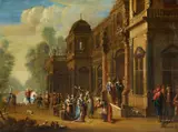 Jakob Ferdinand Saeys, Solomon and the Queen of Sheba, Oil on canvas