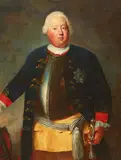 Portrait of King Frederick William I of Prussia by studio of Antoine Pesne, Oil on canvas (relined), sold May 2017