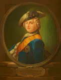 copy after Antoine Pesne, Portrait of King Frederick II of Prussia, Oil on canvas (relined)