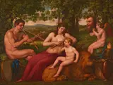 Johann Carl Andreas Ludewig, The Youth of Bacchus, Oil on canvas