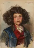 Victoria von Preussen, Roman Youth, Watercolour