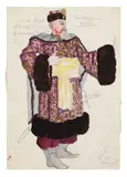 "Guests. 2 pieces" by Valentina Mihajlovna Hodasevič, Upper left "N: 31", upper right "Fountain by Bakshi Serai". With a crossed-out pencil sketch to the reverse, possibly a , sold May 2017