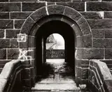 Tomas Riehle, Eisenbahnbrücke Urmitz - Engers, 1995, 2 gelatin silver prints