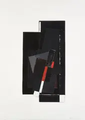 Heinrich Siepmann, Ohne Titel, 1985, Collage auf Papier