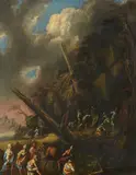 Giovanni Ghisolfi, Moses striking Water from the Rock