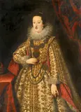 workshop or circle Justus Sustermans, Portrait of Empress Eleonore Gonzaga, Oil on canvas (relined)