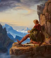 Hermann Stilke, Emperor Maximilian on the Martin's Wall, Oil on canvas (relined)