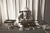 Mark Shaw, Coco Chanel creates jewelry in her workroom, Posthumous pigment print (Giclée print) on Hahnemühle paper. Edition stamp, therein signed and editioned by David Shaw in pencil on the verso