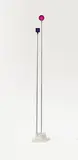 Takis, Signal (Series 2, Nr. 339), 1968, Light sculpture: aluminium, acrylic glass and metal rod (variable). In metal plinth, painted. Overall height approx